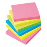 Extra Sticky Note 76X76 Ast Neon Pk6