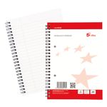 Wbnd Notebook Rld A5+ Red/Wht Pk10