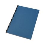 Gbc Leather A4 Bind Cvr 250G Blu 100