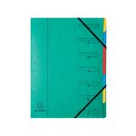 Europa 7 Part Organiser Green 54073E