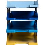 Exacompta Bee Blue Letter Trays Pk 4