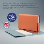 Guildhall Full Flap Pkt Wlt Red Pk50