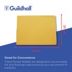 Guildhall Pkt Wlt 14X10 Yellow Pk50