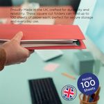 Guildhall Sq Cut Folder Red Pk100