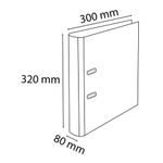 Exacompta Eterneco Laf A4 80Mm Ast 6