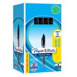 Papermate Flexgrip Med Ball Blk Pk36