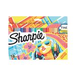 Sharpie Permanent Markers Ast Pk18