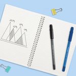 Papermate Flexgrip Ult Med Blk Pk12