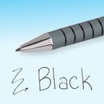 Papermate Flexgrip Retract Blk Pk12