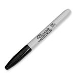 Sharpie Perm Markers Fine Black Pk24