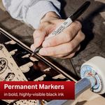 Sharpie Fine Perm Marker Blk Pk12