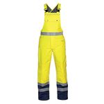 Utting Sns Wpf Bib/Brace Ylw/Nvy S