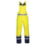 Utting Sns Wpf Bib/Brace Ylw/Nvy 3Xl