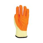 S Grip Crinkle Latex Glv Org 9 Pk12