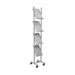 Helit Mob A4 4Tier Lit Display Stand