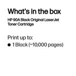 Hp 90A Laserjet Toner Blk Ce390A