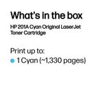 Hp 201A Laserjet Toner Cyan Cf401A