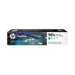 Hp 981X Original Pagewide Hy Ink Cy