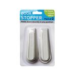 Door Wedge Non-Slip Base White Pk2