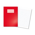 Oxford Exr Bk 8Mm Lined A4 Red Pk50