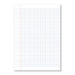 Oxford Exr Book 10Mm Sq L/Blue Pk50