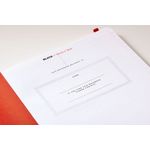 Black N Red Hard Cover Notebook A4