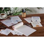 Basildon Med Writing Pad Wht Pk10