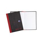 Black N Red Hb Ruled Notebook A6 Pk5