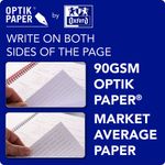 Black N Red Wire Rule Notebk A5 Pk10