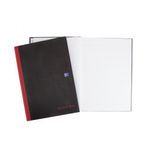 Black N Red Hb Ruled Notebook A4