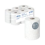 Slimroll Hand Towel Roll Wht Pk6