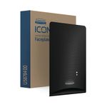Icon Fplate Auto Soap/Sani Disp Blk