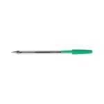 Q-Connect Ball Pen Medium Green Pk50