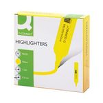 Q-Connect Highlighter Pen Ylw Pk10
