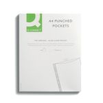 Q-Connect Punched Pocket Glass Pk100