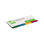 Q-Connect Quick Tabs 25X45 Clr Pk160