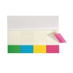 Q-Connect Quick Tabs 25X45 Clr Pk160