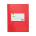 Q-Connect Display Book 10 Pocket Red