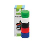 Q-Connect Magnet 25Mm Assorted Pk10