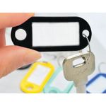 Q-Connect Key Fob 2 Holes Blk Pk100