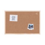 Q-Connect Cork Board Wooden Frame