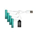 Q-Connect Rchb Aaa Batteries Pk4