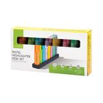 Q-Connect Deskset + Highlighters Pk8