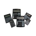 12 Digit Calculator Medium Black
