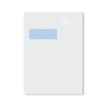 Q-Connect C4 Env Wdw Ss Wht Pk250