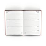 Desk Diary Wtv A4 Burgundy 2026