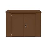 Richmond 6X3 Metal Outdoor Shed Brwn
