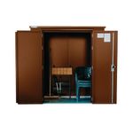 Richmond 6X3 Metal Outdoor Shed Brwn