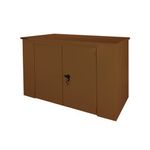 Richmond 6X3 Metal Outdoor Shed Brwn