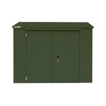 Richmond 6X3 Metal Shed Fir Green